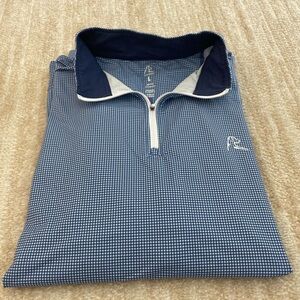 Rhoback Men's Blue Zip-Up Sweater